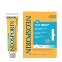 Neosporin + Maximum- Strength Pain Relief Dual Action Cream, First Aid Topic Antibiotic and Anaalgesic Cream for Wound Care of Minor Cuts, Scrapes and Burns, Polymyxin B & Pramoxine HCl, 1 oz