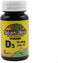 Nature's Blend Vitamin D 400 IU 100 Tablet