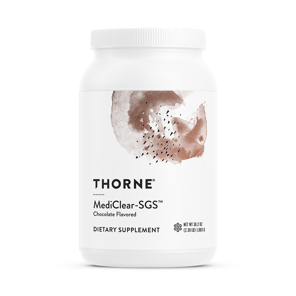 THORNE - MediClear-SGS - Ρύζι και Pea Protein-based Drink Powder with a Complete Multivitamineral Profile - Θεμελιώδης Υποστήριξη - Εξαλείψτε Περιβαλλοντικές & Διαιτητικές Τοξίνες* - Σοκολάτα - 38.2 Oz