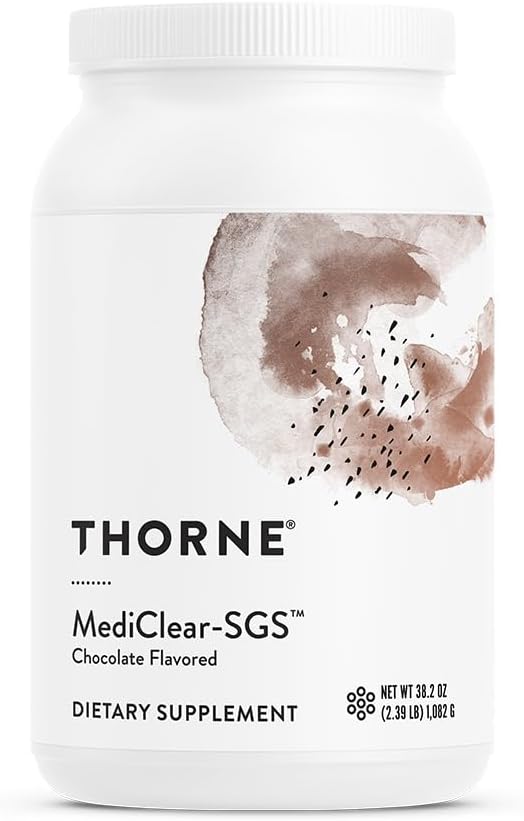 THORNE - MediClear-SGS - Ρύζι και Pea Protein-based Drink Powder with a Complete Multivitamineral Profile - Θεμελιώδης Υποστήριξη - Εξαλείψτε Περιβαλλοντικές & Διαιτητικές Τοξίνες* - Σοκολάτα - 38.2 Oz