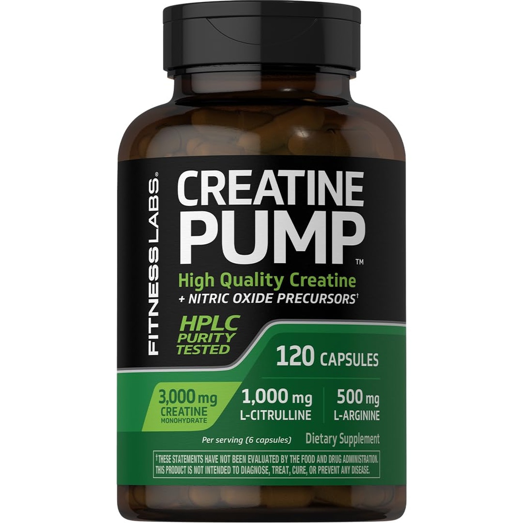 Εργαστήρια Fitness Creatine Κάψουλες 