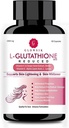 Astha L-Glutathion για το δέρμα με βιταμίνη C και σπόρους σταφυλιών, 1000 mg - 60 κάψουλες από GLOWSIK