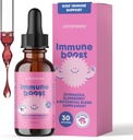 JoySpring Immune Drops - Kids' Immunity Support Supplement (1 fl oz, 30 Hizmet) Organik Yaşlı Sıvı, Echinacea, Oregon Grape Root & Orange Peel for Ages 2-16++++ Yıl ve Yetişkinler