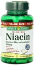 Nature's Bounty Flush Free Niacin 500 mg, 120 Kont