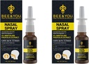 Arı ve You Natural Propolis Nasal Mix 1 Fl oz | Congestion Relief Alkol Free Medical Grade Propolis Nose Drops, Sinus Relief, Antivirüs, Nasal Moisturing Spray Nasal Spray, 1 fl oz (Pack of 2)