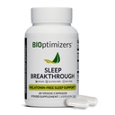 BIOptimizers Sleep Breakthrough Capsules - Natural Support Supplement | Calming Relief Aid for Yetişkinler | Non-Habit Form | 60 Capsules