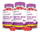 (3 Pack) Hızlı Active Keto ACV Gummies Advanced Formula 1000MG Fastactive Keto Gummies Apple Cider Vinegar Formula B12 Vegan Non GMO 180 Gummys