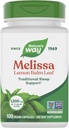 Nature's Way Melissa Lemon Balm Leaf, Traditional Sleep Support*, Melatonin Free, 1500 mg per 3Capsule Service, Non-GMO Project TY, 100 Vegan Capsules (Pazarlama Mayıs Vary)