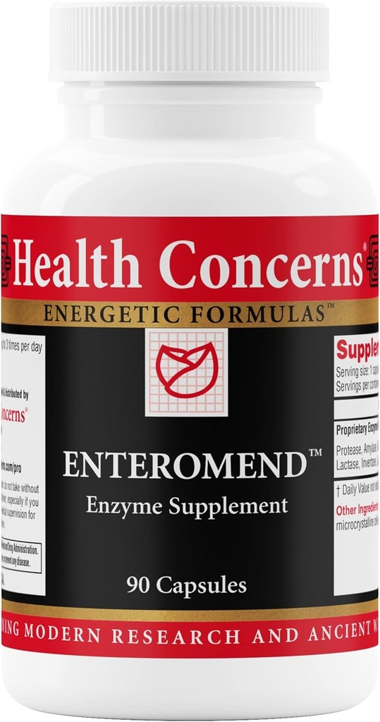 Sağlık Endişeleri Giromend – Gut Health, Bloating & Food Hassasiyet Yardımı – Intestinal & Digestive Support – Protease, Amylase, Lactase & Peptidase – 90 Capsules