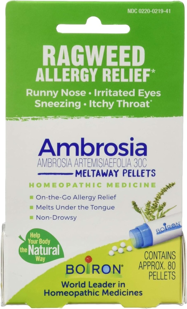 BOIRON Ambrosia 30C Ragweed Alerji Yardımı, 80 CT