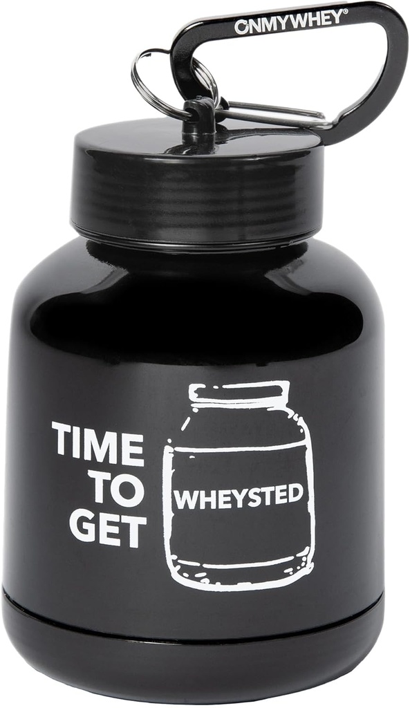 ONMYWHEY Διπλή Scoop (180cc) πρωτεΐνη και συμπλήρωμα χοάνης κλειδαριών, χρόνος για να πάρει τύμπανο
