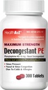 HealthA2Z® Decongestant PE | Phenylephrine HCl 10 mg | En Güçlü | Nasal & Sinus Congestion Relief For Cold & Allergies (300 Kont)