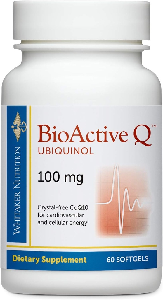 Dr. Whitaker'ın Bioaktif Q Ubiquinol 100 mg Klinik olarak Geçerli, Yüksek Biyo kullanılabilir CoQ10 (60 Day Supply)