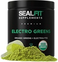 SELFIT ElectroGreens - USDA Organik Yeşiller Superfood + Elektrolytes Toz. 25+ Enerji ve Hydration için Superfoods. Super Green Juice ve Electrolyte Toz Eski Donanması Seal Mark İlahi