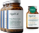 ALGAECAL Vitality Bundle - Δωρεάν 4-σε-1 Βιταμίνη D3 Ολοκληρωμένο & Φυτικό Ασβέστιο με 13 Οστέινα Ορυκτά, Κλινικά Εμφανίζονται για να σταματήσουν την απώλεια των οστών, ανοσοποιητική & ολική ευεξία του σώματος