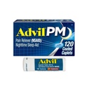 Advil PM Pain Reliever ve Nighttime Sleep Aid, Ibuprofen for Pain Relief and Diphenhydramine Citrate for a Sleep Aid - 120 Kaplamalı Caplets and Pain Reliever and Character, 10 Count Tablets