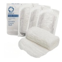 Vakly Rockete Krinkle Kerlix Type Gauze Bandage Rolls [5 Pack] Yüksek Absorbent Fluff 100% Cotton Bandages Roll 4.5"x4.1yds 6Ply - Bireysel olarak sarsıldı