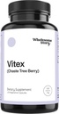 Allsome Story Organic Vitex Chasteberry Supplement for Women | Hormon Balance, Fertness Support & Period Regulation | Vitex Berry Agnus Castus Extract | 120 Capsules | Chaste Tree Berry