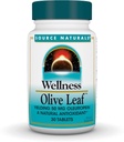 Source Naturals Wellness Olive Leaf - 100 mg Ol Europein Doğal Bir Antioksi * - 30 Tablet