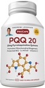 ANDREW LESSMAN PQQ 20mg - 60 Capsules - 20mg Pyrroloquinoline Quinone, Natural Protective Compound Supports Vital Organs, Heart, Brain, Liver, Immune System. Mitochondrial Biogenesis, No Additives