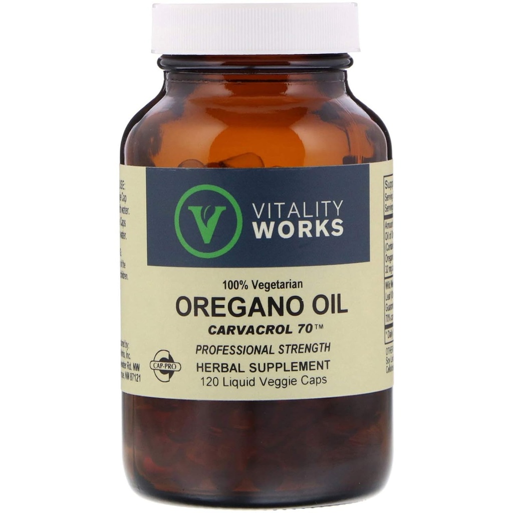 Vegan Oregano Oil, 120 CT