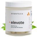 Avantera Elevate Premium Nootropic συμπλήρωμα - Beat Brain Fog - Best Focus Συμπληρώματα για την υποστήριξη μνήμης & εστίασης - Ενέργεια χωρίς συντριβή - 60 χάπια κόμης για γυναίκες & άνδρες