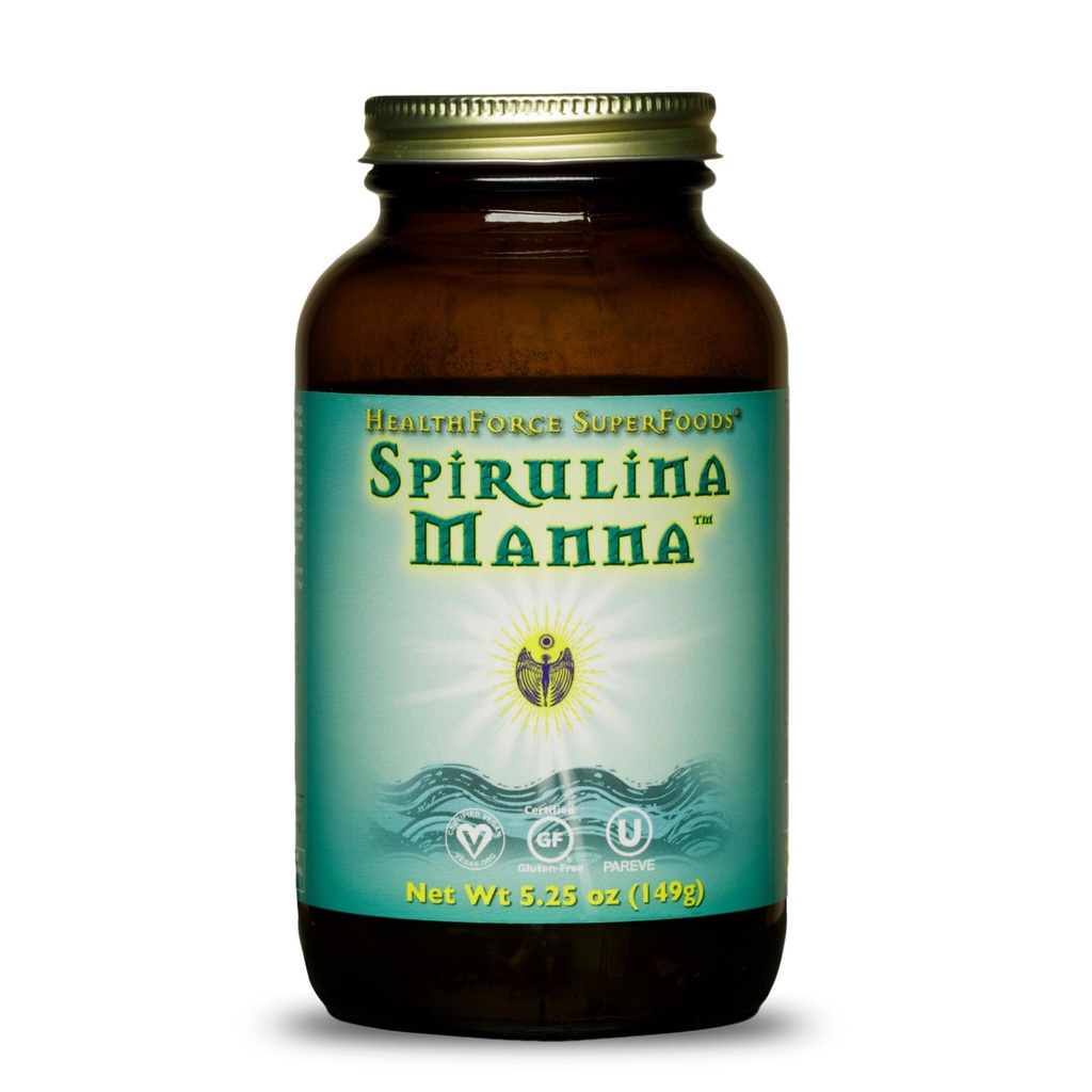 HealthForce SuperFoods Spirulina Manna - Toz - 5.25 Oz