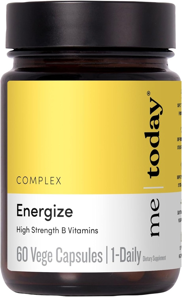Bugün, Erkekler ve Kadınlar için Super B Vitamin B Kompleksi Tamamlamak - B6, B12 C vitamini, çinko, Ashwagandha ve Sibirya'nın BTC - Enerji ve Immune Desteği - Vegan, 60 Hizmet