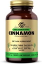 Solgar Cinnamon - 100 Sebze Kapsülleri - Tam Potency (FP) - Non-GMO, Vegan, Gluten Free, Dairy Free, Kosher - 100 Hizmet