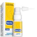 NAVEH PHARMA® CleanEars | Fast-Acting Ear Wax Removal Spray | Breaks Down & Dissolves Earwax in Just 1 Treatment | Klinik olarak% 300 Daha Etkili W/Mineral Oil | Gentle & Safe | 0,5 Fl Oz