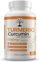 Turmeric Supplement with 95 Standardized Curcuminoids and Black Pepper Extract - Antioksi Faydaları - 120 Vegan Capsules