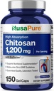 NusaPure Chitosan 1200 mg 150 Caps (Non-GMO & Soyfree) Bioperine ile