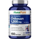 NusaPure Chitosan 1200 mg 150 Caps (Non-GMO & Soyfree) Bioperine ile