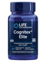 Life Extension Cognitex® Elite, sage, Blueberry, ashwagandha, phosphatidylserine, vinpocetine, Dikkat, Focus, Mood & Memory, Gluten-Free, Non-GMO, Vegetarian, 60 Tablet