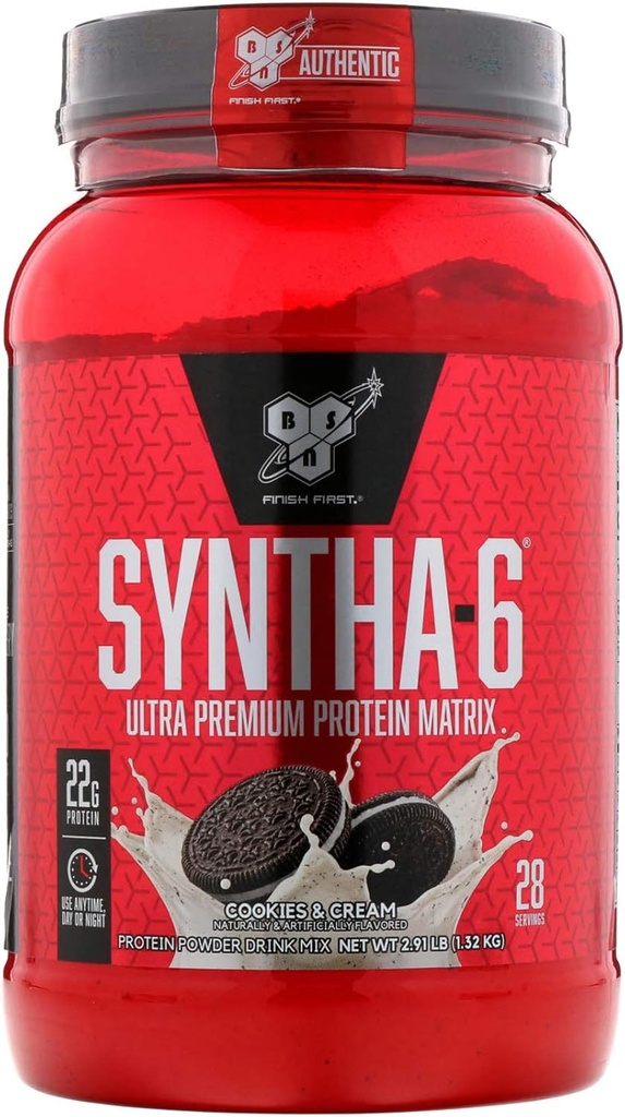 BSN Syntha-6, Çerezler ve krem, 2.91 lb