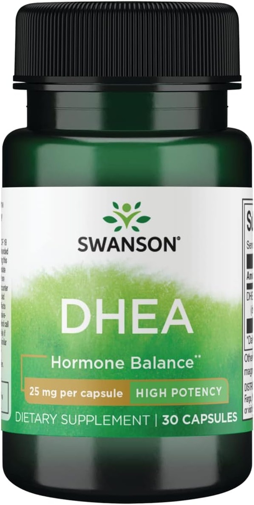 Swanson Dhea 25 Milligram 30 Capsules