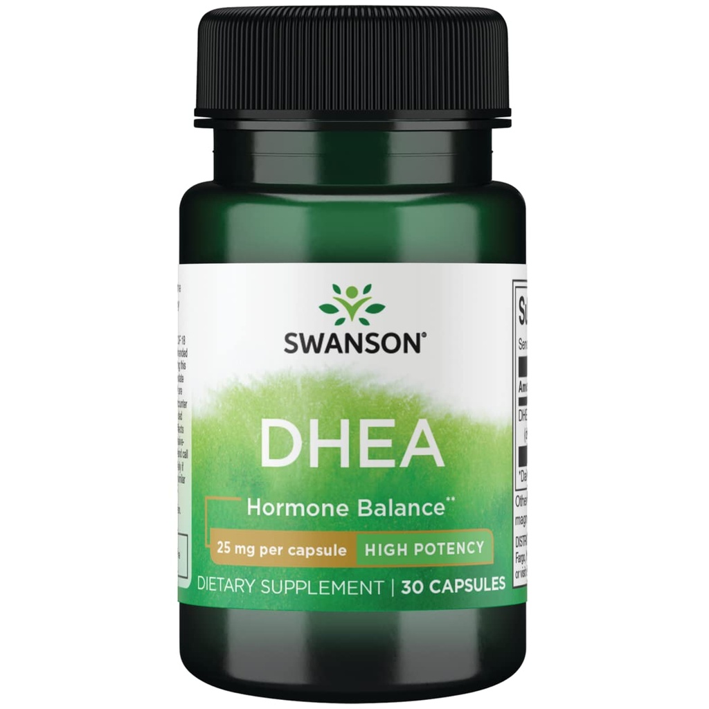 Swanson Dhea 25 Milligram 30 Capsules