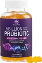 Probiyotik Gummies 5 Milyar CFU - Daily Probiyotik Gummy Supplement for Women, Men & Young - Natural Digestive Health, "Good" Gut & Immune Support with 6 Pro Biotic Strains - Orange Flavor - 120 Count