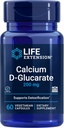 Life Extensionelli D-Glucarate, 200 mg - Destekler Detoxification, Helps Flush Out Unwanted bileşikler - Gluten-Free, Non-GMO, Vegetarian – 60 Capsules