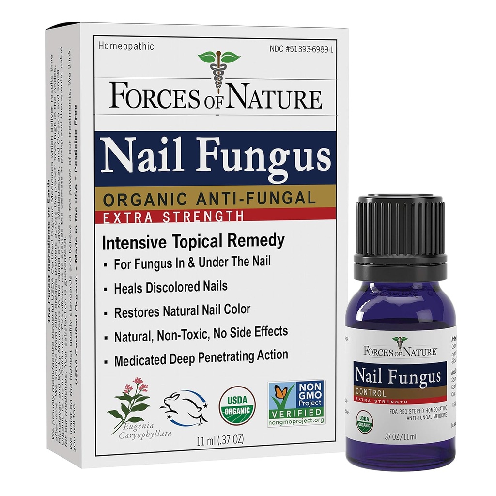 Nature Toenail Nail Fungus Tedavisi Ekstra Güçlü, Organik Antifungal Toenails ve Parmaknails'in Görünümü, Homeopatik Tıp, Cracked, Kuru ve Hasarlı Çiçeği, 11 ml (0.37 fl oz)