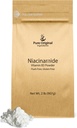 PURE ORIGINAL INGREDIENTS Niacinamid (2 lb) Flush-Free Vitamin B3 Toz, Diyet Supplement
