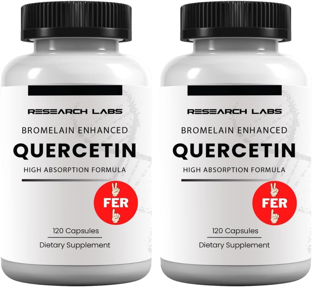 Research Labs Quercetin High Abxia Formula w/Bromelain