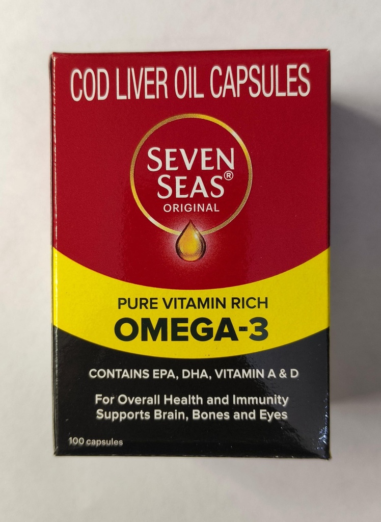 Yedi Deniz Cod karaciğer balık yağı 100 Capsule