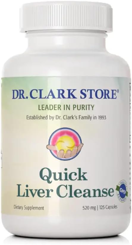 Dr. Clark Quick Liver & Gallbladder Cleanse – 520mg, Natural Detox for Liver & Gallbladder Health