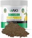 AKI Dandelion Root Powder - Ιδανική σε Βιταμίνες & Αντιοξειδωτικά - Μπορεί να βοηθήσει στην υποστήριξη του ανοσοποιητικού - Γλουτένη & Χωρίς ζάχαρη, Μη ΓΤΟ (5.30oz /150g)