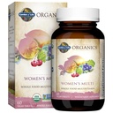 Organic Garden of Life Organic Multivitamin for Women - Womens Multi with Vitamin C, D, Folate, B6, B12, Biotin, Iron, Vegan Whole Food Vitamins for Women, Energy, Skin, Nails, 60 Tablets