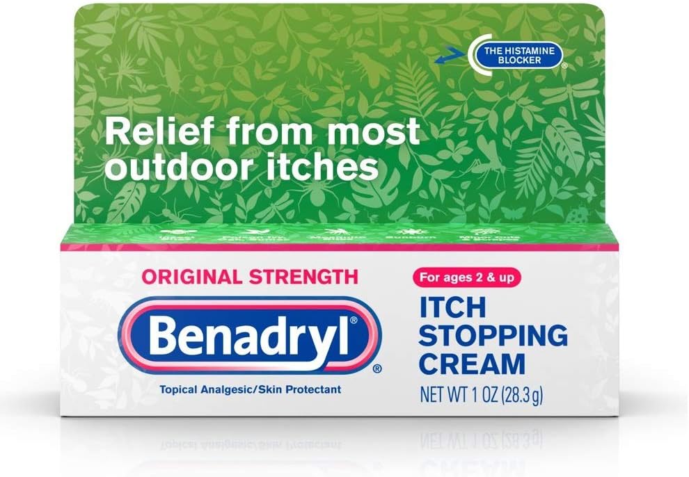 Benadryl Itch Cream Original Strength 1 oz ( 9 paketi)