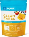 Equip Foods Clean Carbs | 15+ Meyveler ve Honey Superfood Toz | Post Workout Recovery Toz | Antioksis, Carbohidrat Supplement | Immune Support Carb Clean | 20 Hizmet, Unflavoreded