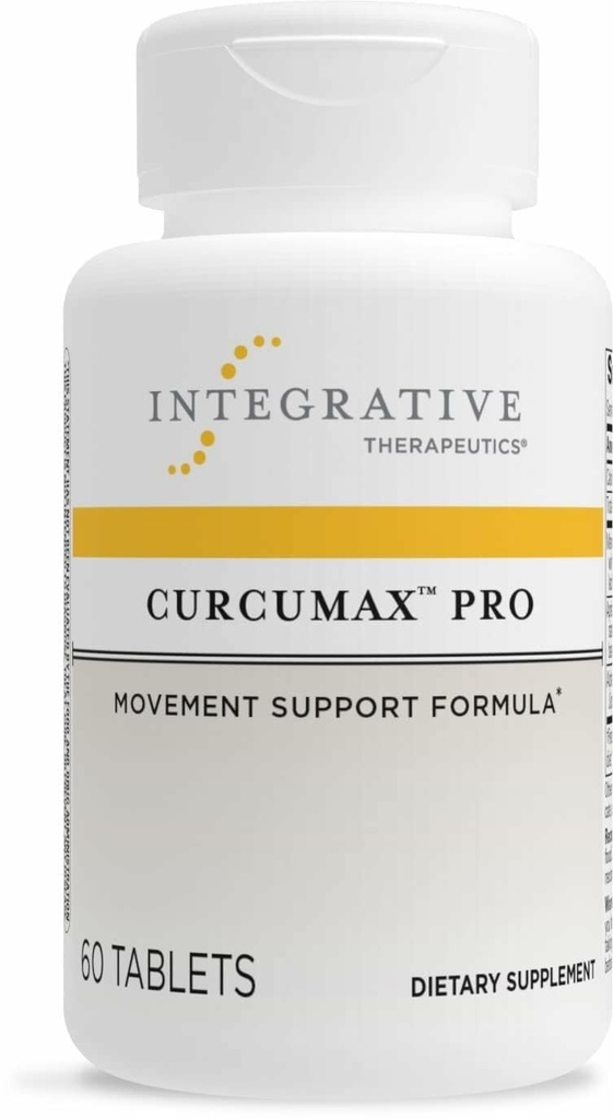 Bütünleştirici Tedaviler Curcumax Pro - Erkekler ve Kadınlar için Sağlıklı Hareket Tamam - Destekler Occasional Discomfort Associated with Overuse* - Dairy-Free & Vegan - 60 Tabletler (30 hizmet)