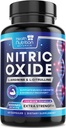 Επιπλέον δύναμη Nitric Oxide Booster 3000mg - 3X L-Αραγινίνη AKG & HCI + L-Citrulline Malate - Best μυϊκή υποστήριξη Nitric συμπλήρωμα - Φυσική ενέργεια, υποστήριξη καρδιάς AKG & HCI Εμφιαλωμένο ΗΠΑ - 60 κάψουλες